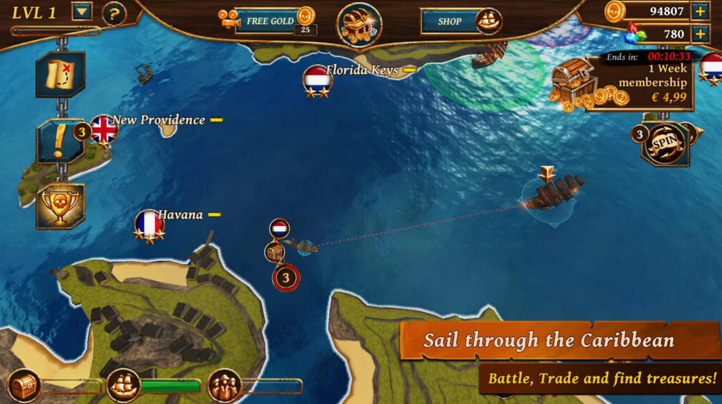 Ships Of Battle Age Of Pirates MOD APK v2.6.28